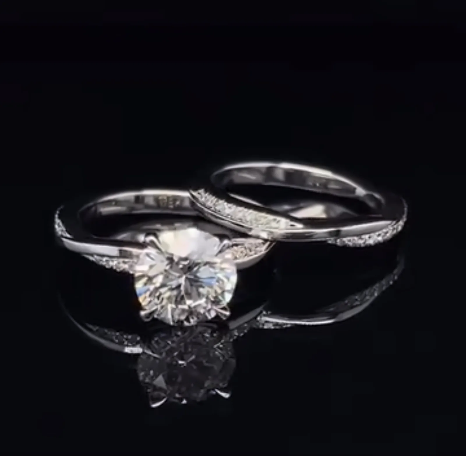 Set nupcial de anillos